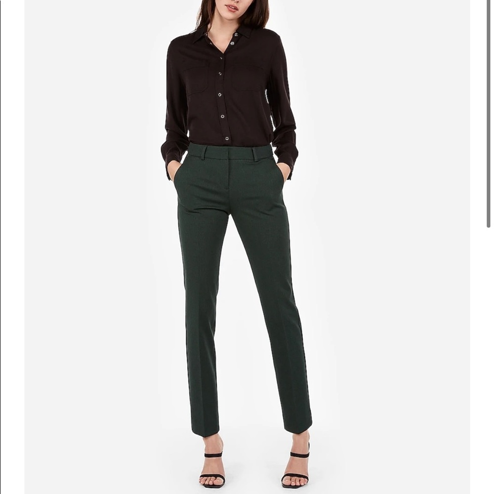 Express Columnist Mid Rise Ankle Skinny Pant